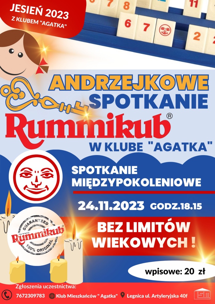 Andrzejkowe spotkanie Rummikub