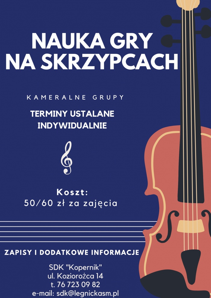 Nauka gry na skrzypcach w SDK Kopernik