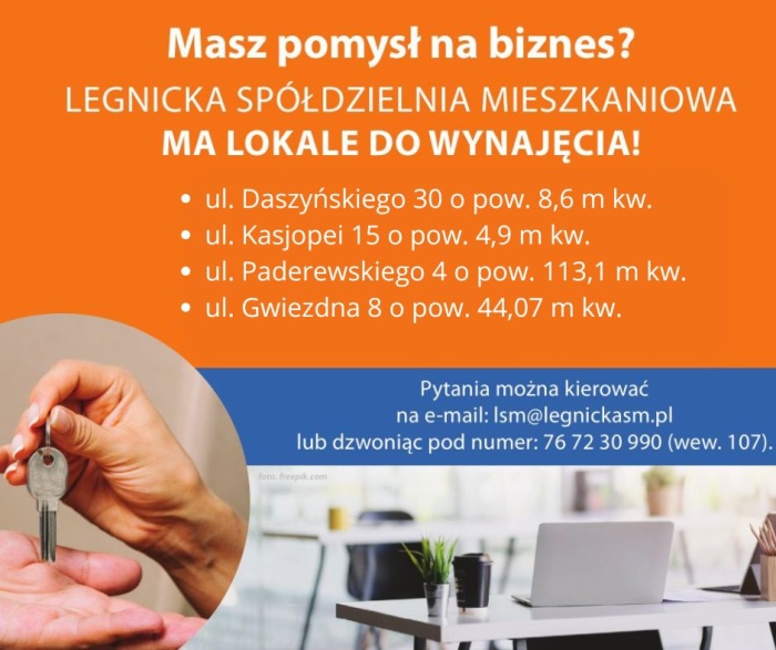 Aktualne lokale do wynajęcia
