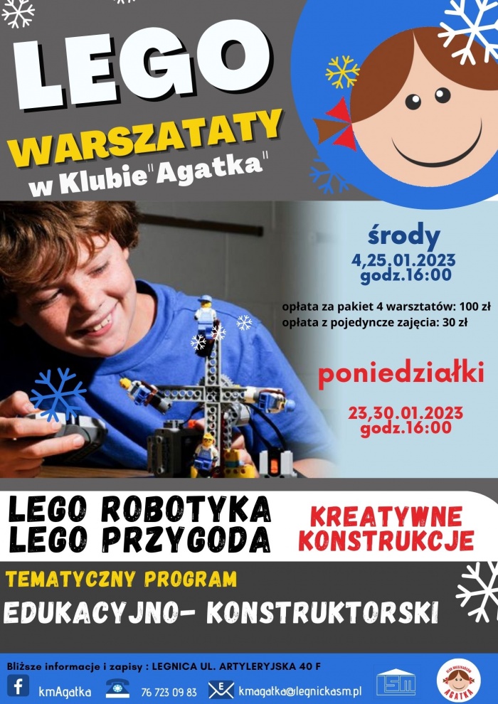 Lego warsztaty w klubie Agatka