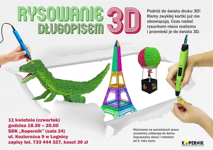 Rysowanie długopisem 3D w SDK "Kopernik"
