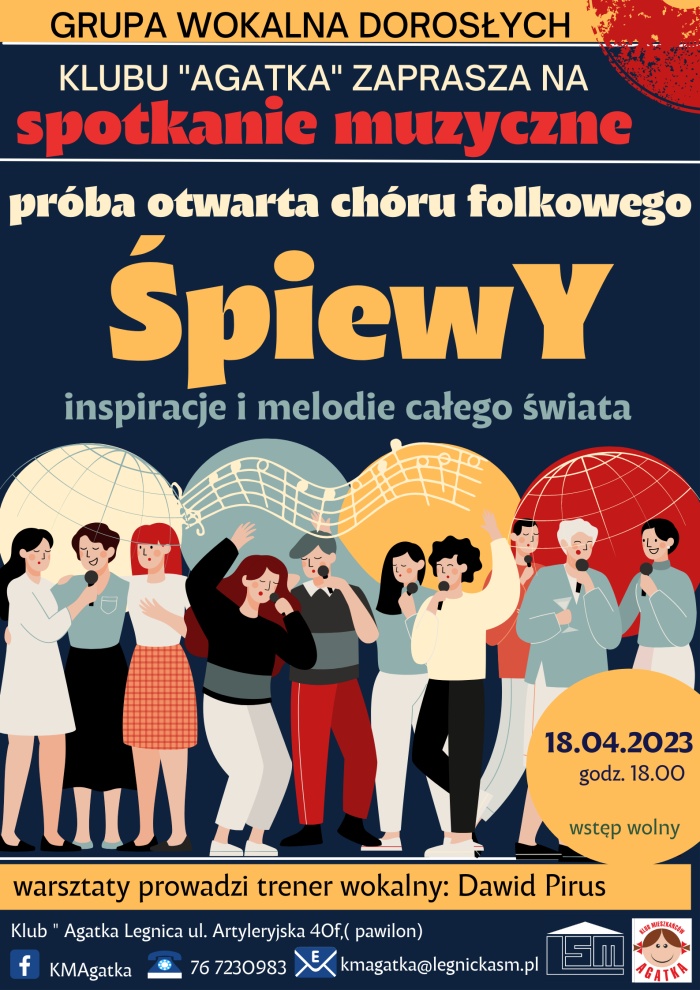 Klub "Agatka" zaprasza na spotkanie muzyczne