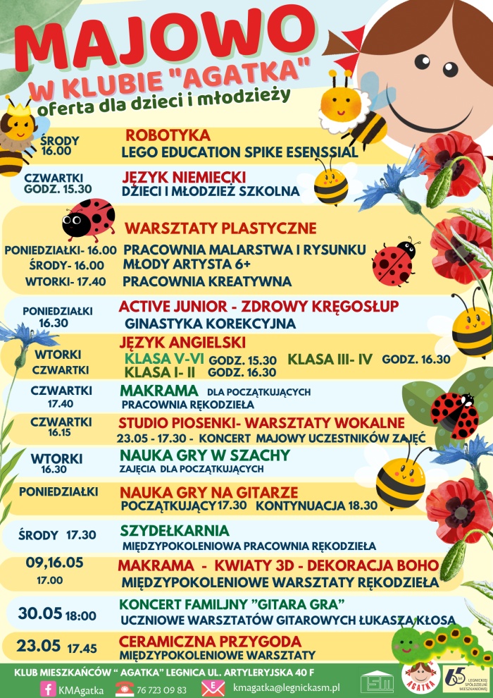 Maj w KM Agatka - oferta dla dzieci